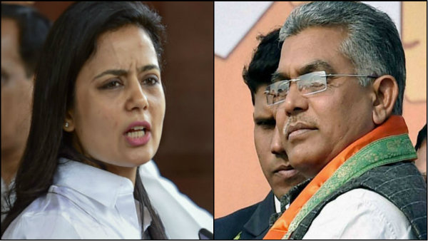 দেবশ্রী বিতর্কে দিলীপকে রসিক মানুষ-এর তকমা মহুয়ার! সরগরম রাজ্য রাজনীতি দেবশ্রী বিতর্কে দিলীপকে রসিক মানুষ-এর তকমা মহুয়ার! সরগরম রাজ্য রাজনীতি