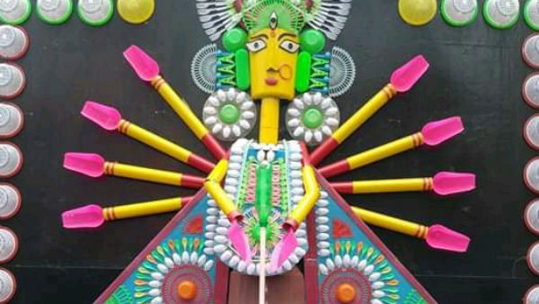দুর্গাপুজো ২০১৯ : আর নয় প্লাস্টিক, বল্লভপুরের থিম ভাবাচ্ছে সকলকে দুর্গাপুজো ২০১৯ : আর নয় প্লাস্টিক, বল্লভপুরের থিম ভাবাচ্ছে সকলকে