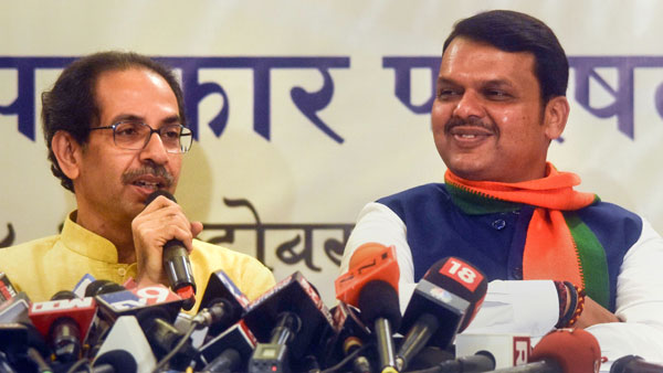 বিজেপি শিবসেনা কথা