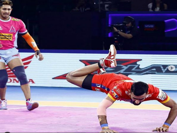 প্রো কবাডি ২০১৯: ইউপি যোদ্ধার বিরুদ্ধে থ্রিলার লড়াই তেলুগুর, হাড্ডহাড্ডি ম্যাচ প্রো কবাডি ২০১৯: ইউপি যোদ্ধার বিরুদ্ধে থ্রিলার লড়াই তেলুগুর, হাড্ডহাড্ডি ম্যাচ