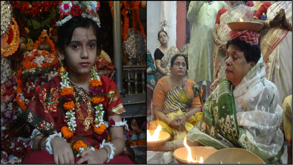 দেবীকে কুমারী ও সধবা দুই রূপে পুজো করা হয়
