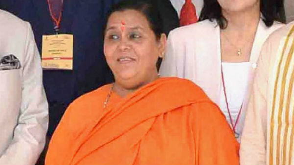 উমা ভারতী ( তৎকালীন বিজেপি নেতা, বর্তমানে মন্ত্রী)
