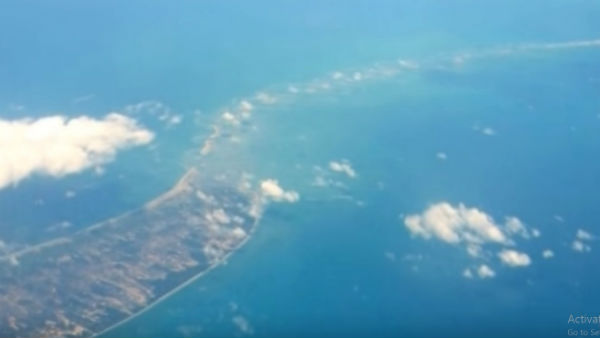 রাম সেতুর অবস্থান