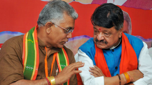 কৈলাশ বিজয়বর্গীয়-দিলীপ ঘোষরাও নেতৃত্বে