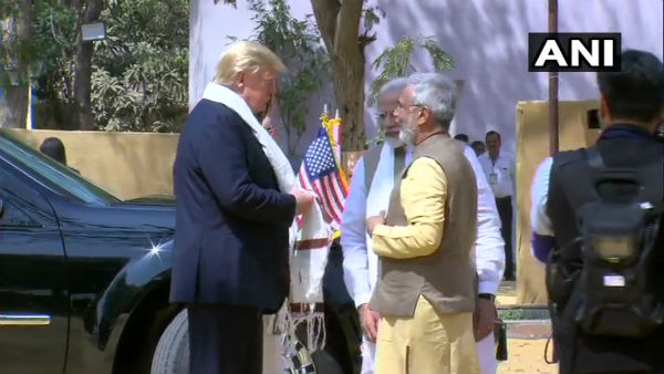 সবরমতী আশ্রমে কিছুই খাননি ট্রাম্প