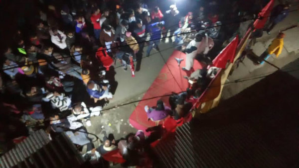 ২০১৮-র পঞ্চায়েত নির্বাচনের আগে পরে ব্যাপক গণ্ডগোল আমডাঙায়