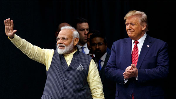 মোতেরা স্টেডিয়ামে নমস্তে ট্রাম্প অনুষ্ঠান