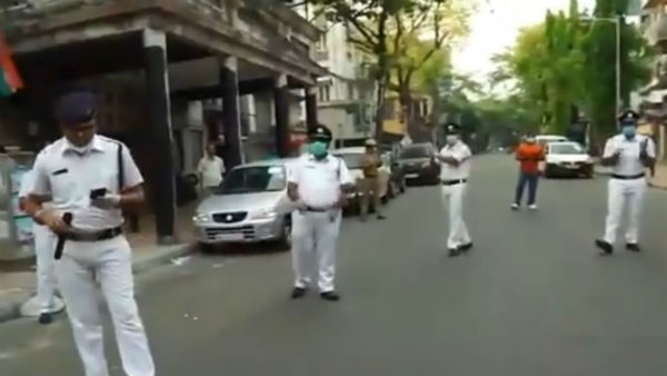 লকডাউন কার্যকর করতে শুরু থেকেই বদ্ধপরিকর কলকাতা পুলিশ