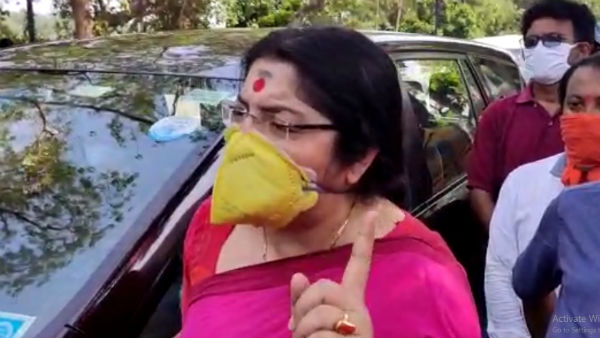 পরিদর্শন করে রাজ্যের বিরুদ্ধে ক্ষোভ লকেটের