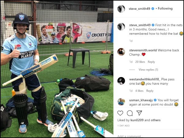 কীভাবে ব্যাট ধরতে হয় মনে পড়ল,তিন মাস পর নেটে ফিরে আবেগে ভাসলেন ক্রিকেটার! কীভাবে ব্যাট ধরতে হয় মনে পড়ল,তিন মাস পর নেটে ফিরে আবেগে ভাসলেন ক্রিকেটার!