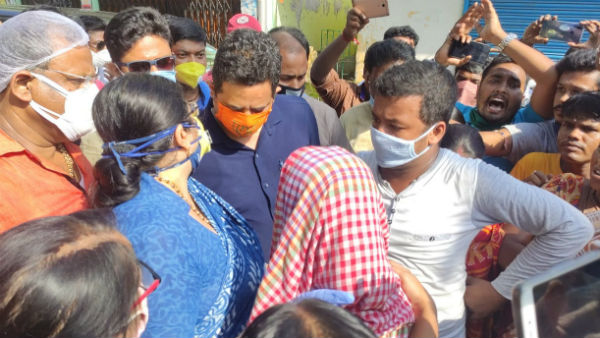 খবর পেয়েই ঘটনাস্থলে সৌমিত্র খান, লকেট চট্টোপাধ্যায়