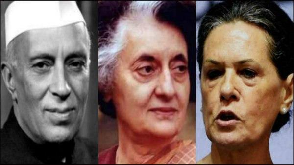 জওহরলাল নেহরু-ইন্দিরা গান্ধী