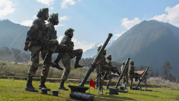 এরপর ভারতীয় সেনার তোপ