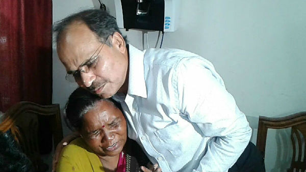 দিনের শেষে অধীর গিয়েছিলেন রেণুকা মাড্ডির বাড়িতে