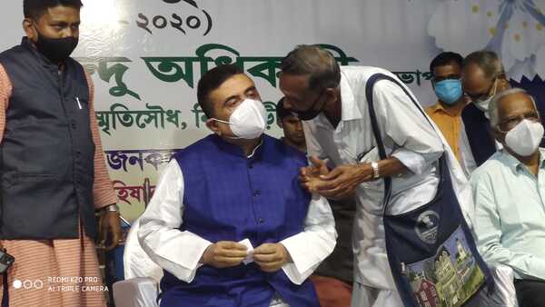 কোনও রাজনৈতিক বার্তা দেননি শুভেন্দু অধিকারী