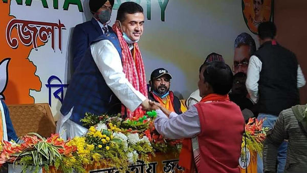 ‘হরে কৃষ্ণ হরে হরে পদ্ম এবার ঘরে ঘরে’, শুভেন্দুর স্লোগান