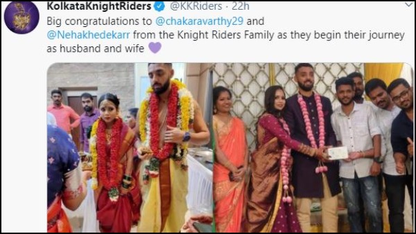 দীর্ঘদিনের বান্ধবীর সঙ্গে সাত পাকে বাঁধা বরুণের