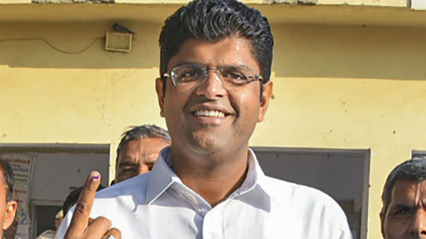 রাজনাথ সিংয়ের সঙ্গে সাক্ষাৎ দুষ্মন্তের