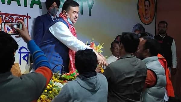 শুভেন্দুকে ঘিরে গোব্যাক স্লোগান