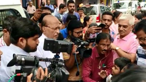 বচসায় জড়ানোর অভিযোগ ওঠে সাধন পাণ্ডের বিরুদ্ধে