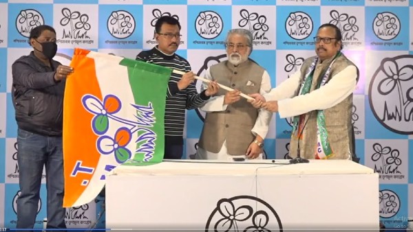 তৃণমূল কংগ্রেসে যোগদান বিশ্বরূপ দে’র