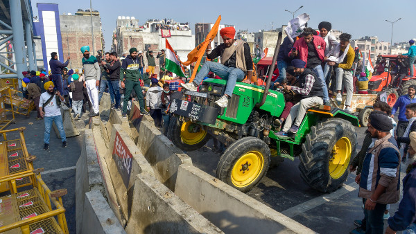 সিংঘু, টিকরি, গাজিয়াবাদ, চিল্লা সীমান্তে উত্তেজনা