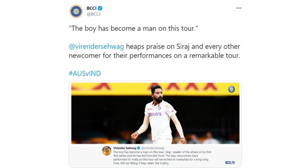বীরেন্দ্র সেহওয়াগ কী লিখলেন