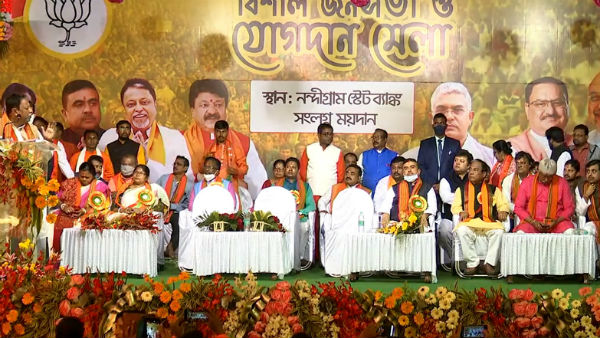ঢিল মেরে প্ররোচনা দিয়ে নন্দীগ্রামের সভা ভণ্ডুলের চেষ্টা!