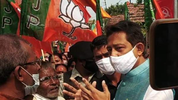 রাজীব বন্দ্যোপাধ্যায় ডোমজুড়ে আর নয় অন্যায় কর্মসূচিতে