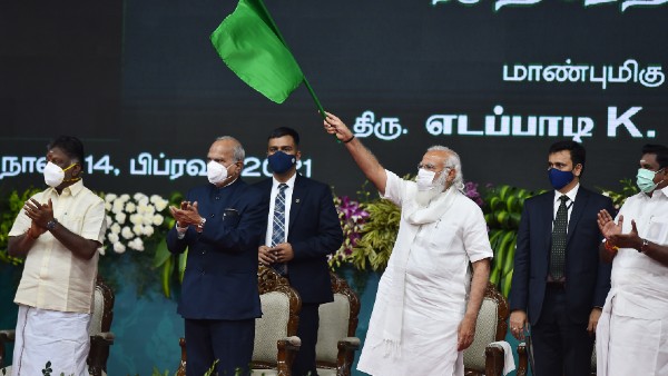 চেন্নাই মেট্রোর প্রথম দফার সম্প্রসারণের উদ্বোধন মোদীর