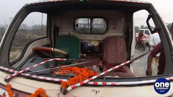 ভাঙচুর চালানো হয় বিজেপির রথে