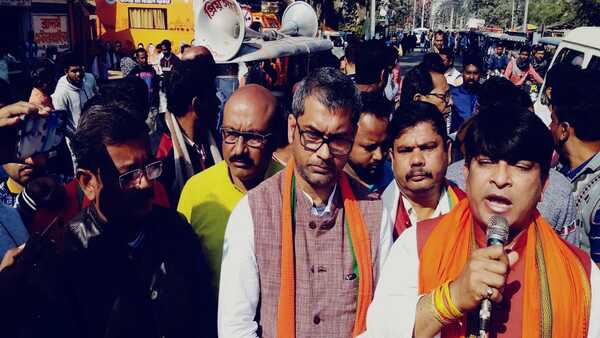 রথযাত্রার শুরু করেছিলেন বিজেপি সভাপতি
