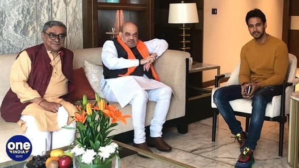 হোটেলে অমিত শাহের সঙ্গে বৈঠক অভিনেতার