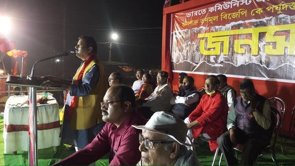 নির্বাচনী প্রচারে সুশান্ত ঘোষ