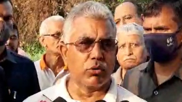 দিলীপ ঘোষের রোড শোয়ে উত্তেজনা