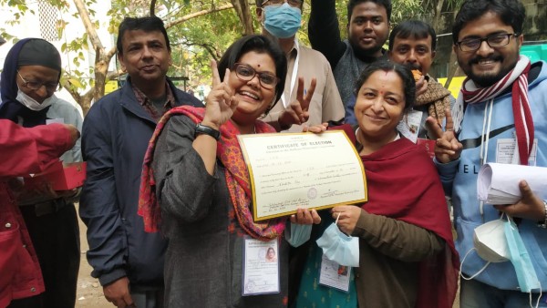 শতাংশের নিরিখে বামেদের প্রাপ্ত ভোট