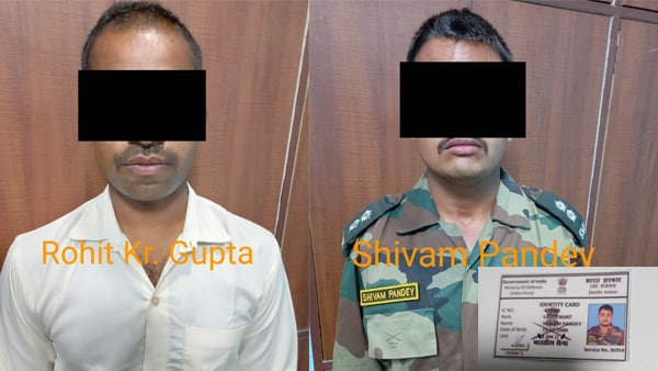 সেনার ছদ্মবেশে বাহিনীতে চাকরির প্রতিশ্রুতি দিয়ে টাকা তোলার অভিযোগ, গ্রেফতার ৫ সেনার ছদ্মবেশে বাহিনীতে চাকরির প্রতিশ্রুতি দিয়ে টাকা তোলার অভিযোগ, গ্রেফতার ৫