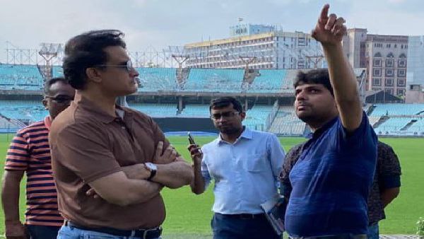 ইডেন পরিদর্শনে সৌরভ
