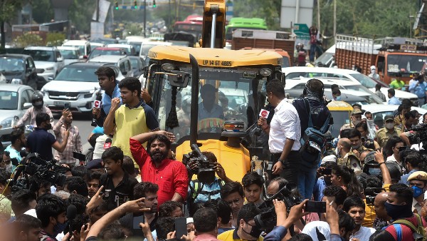 আম আদমী পার্টিী বিক্ষোভ!