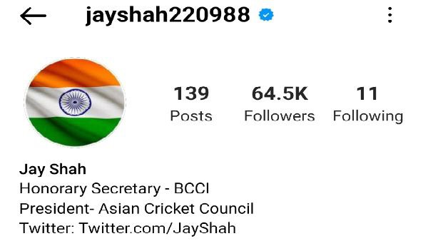 জয় শাহ বদলালেন প্রোফাইল ছবি