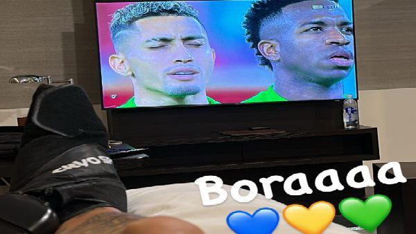 হোটেলে বলে নেইমার দেখলেন ব্রাজিলের জয়