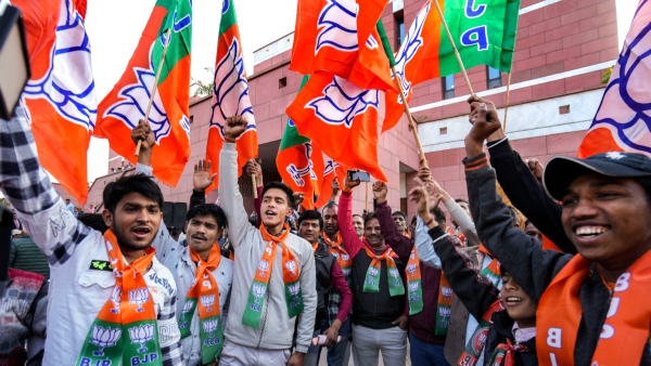 গুজরাতে জয় বিজেপির