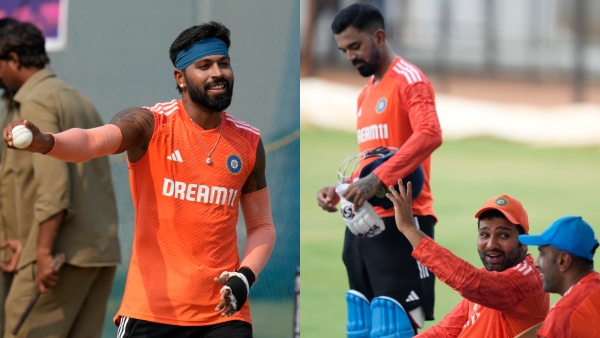 কমলা জার্সিতে ভারতের অনুশীলন